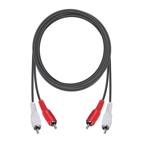 Vivanco VVAX2RCA12MMK cavo audio 1,2 m 2 x RCA Nero