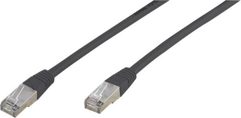 Vivanco VVITLAN5E20K cavo di rete Grigio scuro 2 m Cat5e Rotondo