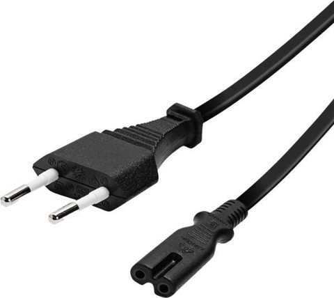 Vivanco VVITPOWERIT12 cavo di alimentazione Nero 1,25 m CEE7/16 IEC C7