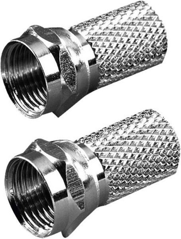 Vivanco VVSATADAPTF65MM2P connettore coassiale Tipo F 2 pz