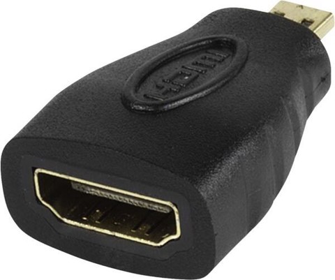 Vivanco VVVADAHDMIFMHDMIM adattatore per inversione del genere dei cavi HDMI HDMI-Micro Nero