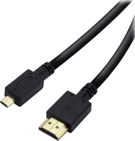 Vivanco VVVHDMI15MICRO cavo HDMI 1,5 m HDMI tipo A (Standard) HDMI tipo D (Micro) Nero