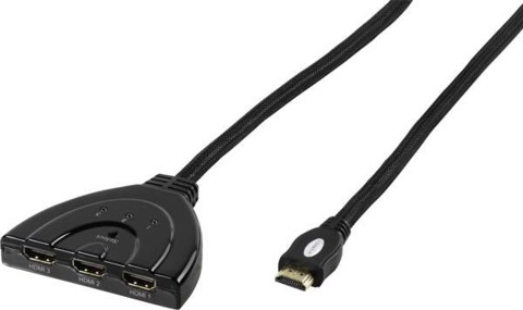 Vivanco VVVHDMISWITCH31 conmutador de vídeo HDMI
