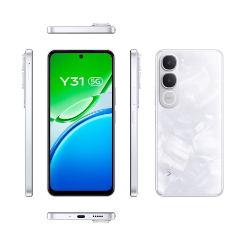 VIVO Y31 5G 17,1 cm (6.72") Android 15 USB tipo-C 6 GB 256 GB 6500 mAh Bianco
