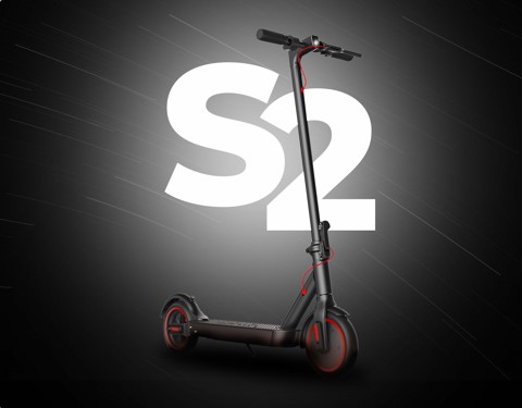 Vivobike E-Scooter S2 25 km/h Nero 7,5 Ah