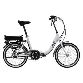 Vivobike Bici Elettrica VFO20GRW Bianco Acciaio 50,8 cm (20") 18,8 kg Litio