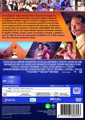 Walt Disney Pictures Assassinio Sul Nilo DVD Tedesca, Inglese, ITA