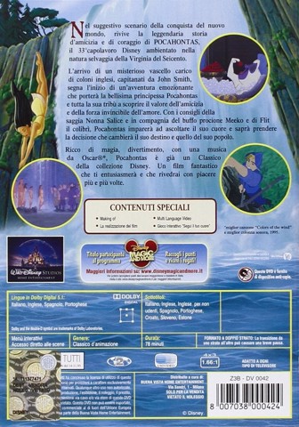 Walt Disney Pictures Pocahontas
