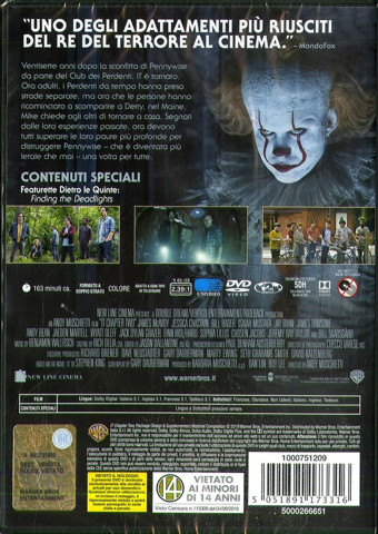 Warner Bros IT Capitolo Due DVD 2D Inglese, ITA