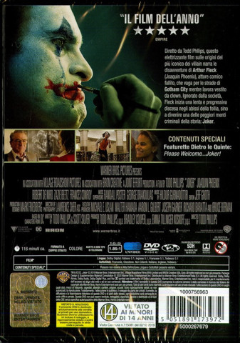 Warner Bros Joker DVD 2D Tedesca, Inglese, Francese, ITA