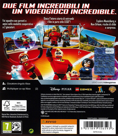 Warner Bros LEGO Gli Incredibili XONE Basic Xbox One
