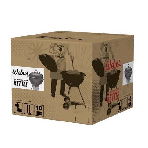 Weber 19521004 barbecue per l'aperto e bistecchiera Kettle Carbone (combustibile) Grigio