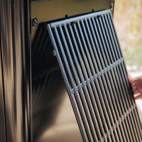 Weber GENESIS E-325S Grill Carrello Gas Nero, Argento