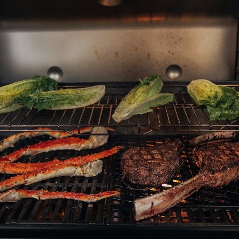 Weber GENESIS E-325S Grill Carrello Gas Nero, Argento