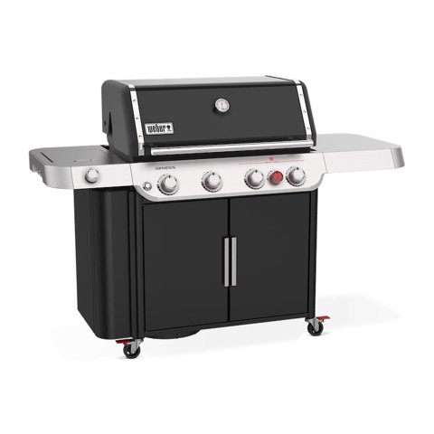Weber Genesis E-435 Barbecue Carrello GPL Nero, Stainless steel 14100 W