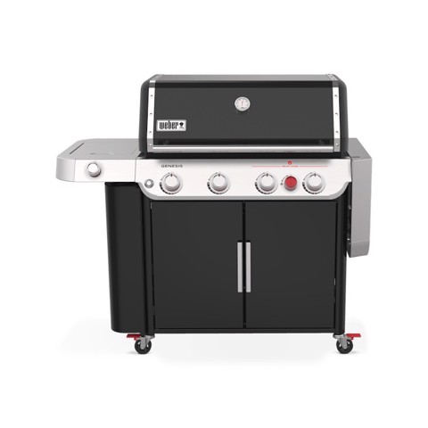 Weber Genesis E-435 Barbecue Carrello GPL Nero, Stainless steel 14100 W