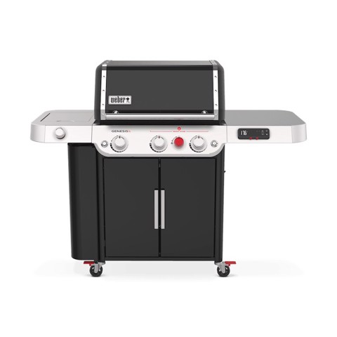 Weber GENESIS EPX-335 Grill Carrello Gas Nero, Argento