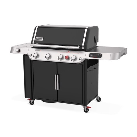 Weber Genesis EPX-435 Barbecue Carrello Gas Nero, Stainless steel