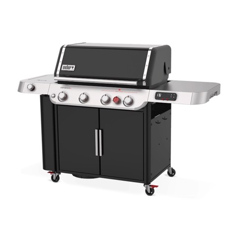 Weber Genesis EX-435 Barbecue Carrello Gas Nero, Stainless steel