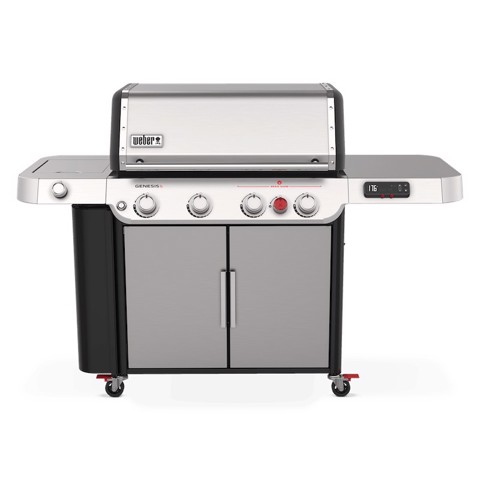 Weber Genesis SX-435 Barbecue Carrello Gas Nero, Stainless steel
