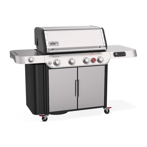 Weber Genesis SX-435 Barbecue Carrello Gas Nero, Stainless steel
