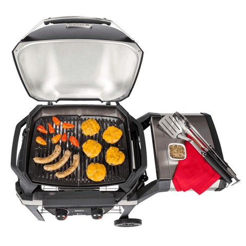 Weber Pulse 2000 Barbecue Carrello Elettrico Nero, Argento 2200 W