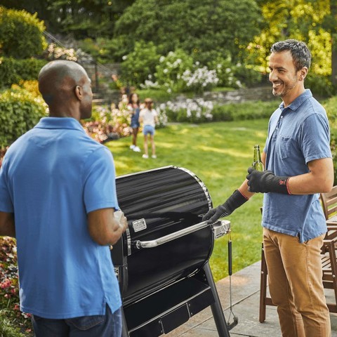 Weber SmokeFire EX6 GBS Barbecue Barile Pellet Nero