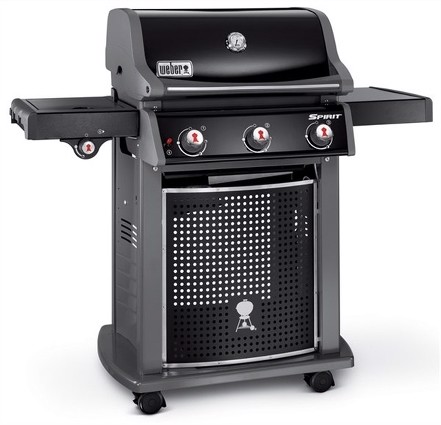 Weber Spirit Classic E-320 Black Barbecue Zona cottura Gas naturale Nero 9360 W