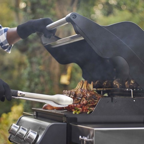 Weber Spirit E-325 GBS Barbecue Carrello GPL Nero, Stainless steel 9380 W