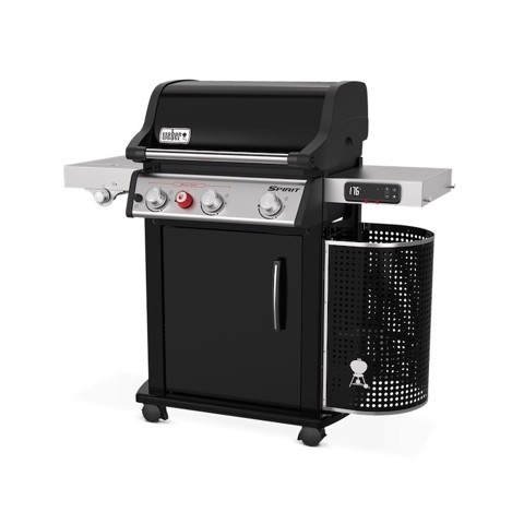 Weber Spirit EPX-335 GBS Barbecue Carrello Gas Nero, Stainless steel