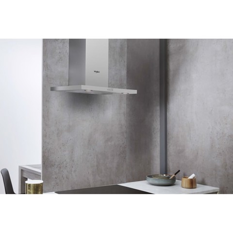 Whirlpool AKR 558/3 IX Cappa aspirante a parete Acciaio inossidabile 428 m³/h D
