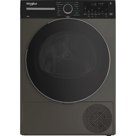 Whirlpool C WD 104M GBS IT, Capacità 10kg, classe C, colore Manhattan Grey, Display digitale XL, Wi-Fi, IronTouch