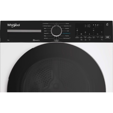 Whirlpool C WD 94M WBS IT, Capacità 9kg, classe C, colore White, Display digitale XL, Wi-Fi, IronTouch