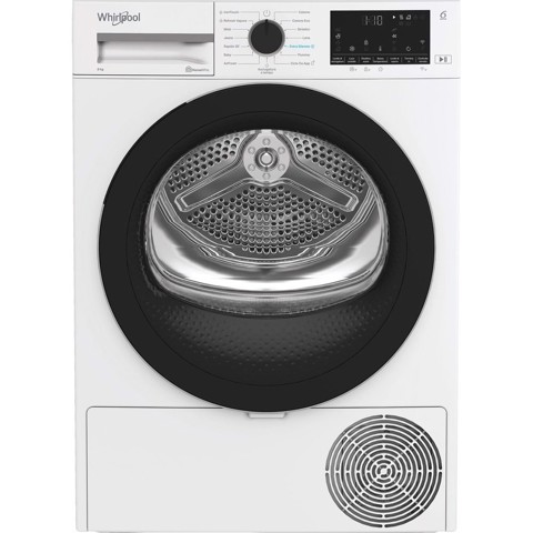Whirlpool C WD R48M WBS IT, Capacità 8kg, classe C, colore White, Display digitale XL, Wi-Fi, IronTouch