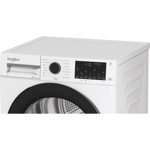 Whirlpool C WD R48M WBS IT, Capacità 8kg, classe C, colore White, Display digitale XL, Wi-Fi, IronTouch