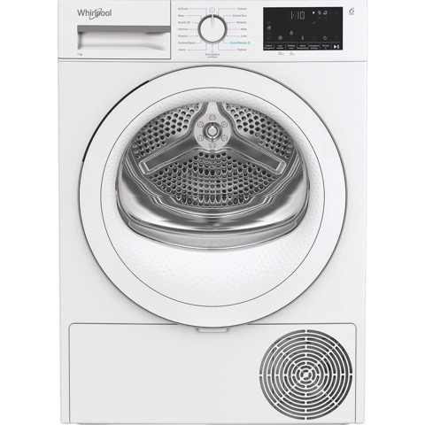 Whirlpool C WSD 74M WWS IT, Capacità 7kg, classe C, colore White, Display digitale XL, porta bianca, Slim | Profondità mobile: 46 cm, Wi-Fi