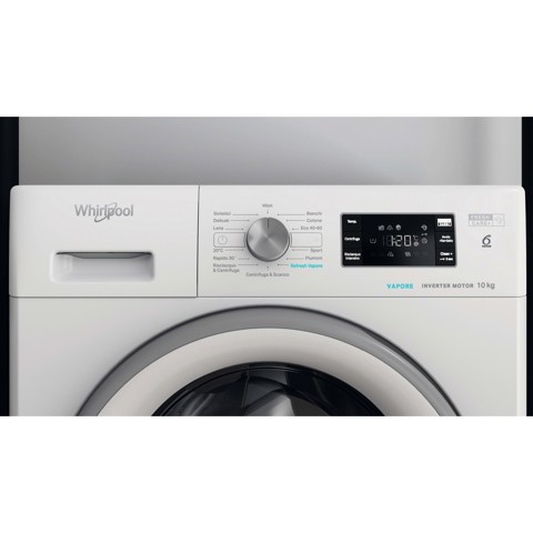Whirlpool FFB 1046 SV IT lavatrice Caricamento frontale 10 kg 1400 Giri/min A Bianco