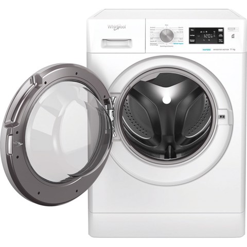 Whirlpool FFB 1148 BSV IT Lavatrice 11kg, 100% DI FRESCHEZZA, ANCHE SE DIMENTICHI IL BUCATO, classe A-20%, colore bianco, 1400 giri, vapore