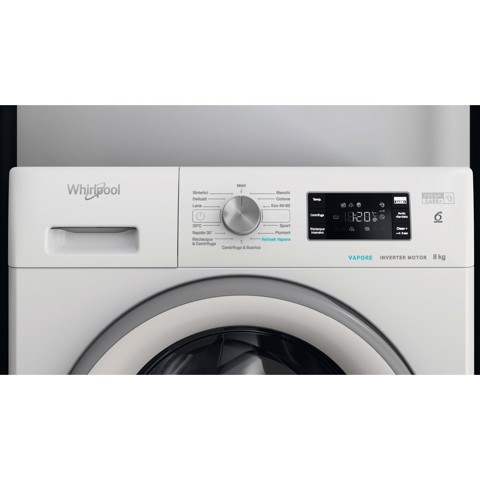 Whirlpool FFB 846 SV IT lavatrice Caricamento frontale 8 kg 1400 Giri/min A Bianco