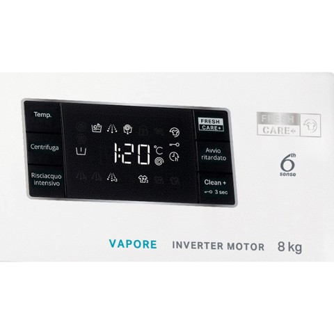 Whirlpool FFB 846 SV IT lavatrice Caricamento frontale 8 kg 1400 Giri/min A Bianco
