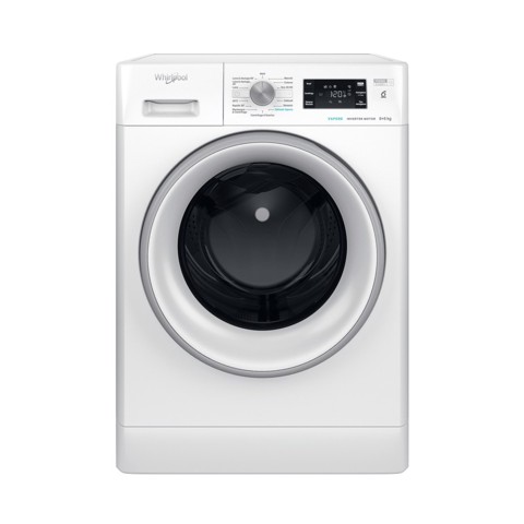 Whirlpool FFWDB 96436 SV IT lavasciuga Libera installazione Caricamento frontale Bianco D