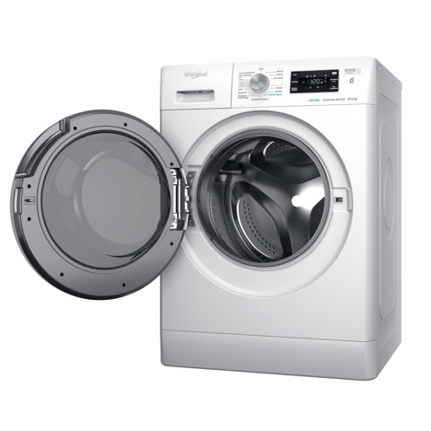 Whirlpool FFWDB 96436 SV IT lavasciuga Libera installazione Caricamento frontale Bianco D