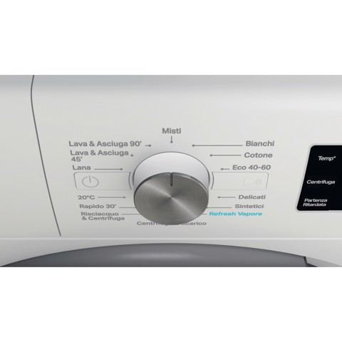 Whirlpool FFWDB 96436 SV IT lavasciuga Libera installazione Caricamento frontale Bianco D