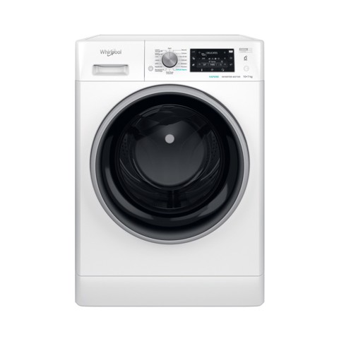 Whirlpool FFWDD 107625 WBS IT lavasciuga Libera installazione Caricamento frontale Bianco E
