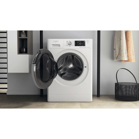 Whirlpool FFWDD 107625 WBS IT lavasciuga Libera installazione Caricamento frontale Bianco E