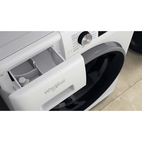 Whirlpool FFWDD 107625 WBS IT lavasciuga Libera installazione Caricamento frontale Bianco E