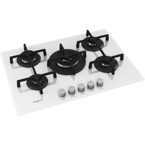 Whirlpool GOA 7523/WH Bianco Da incasso 75 cm Gas 5 Fornello(i)