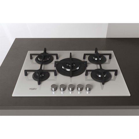 Whirlpool GOA 7523/WH Bianco Da incasso 75 cm Gas 5 Fornello(i)