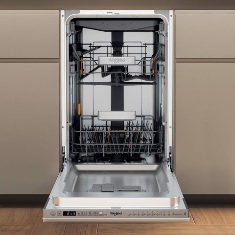 Whirlpool Lavastoviglie 45 cm, classe B, 10 coperti, terzo cesto fisso