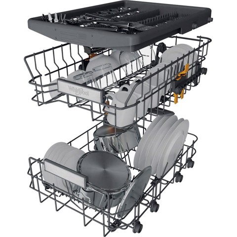 Whirlpool Lavastoviglie 45 cm, classe B, 10 coperti, terzo cesto fisso
